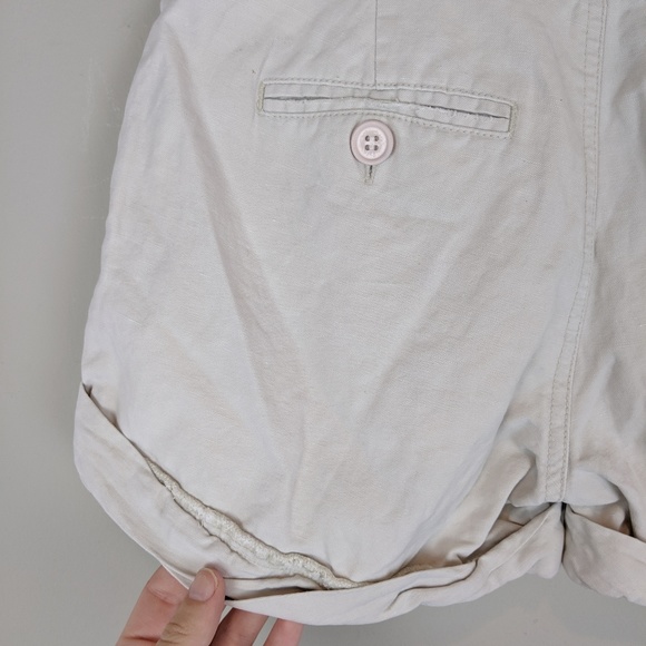 Joe's Jeans | Beige Double Button Shorts - H9 - Picture 6 of 8